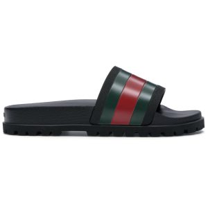 Gucci Web Slide Sandal Black
